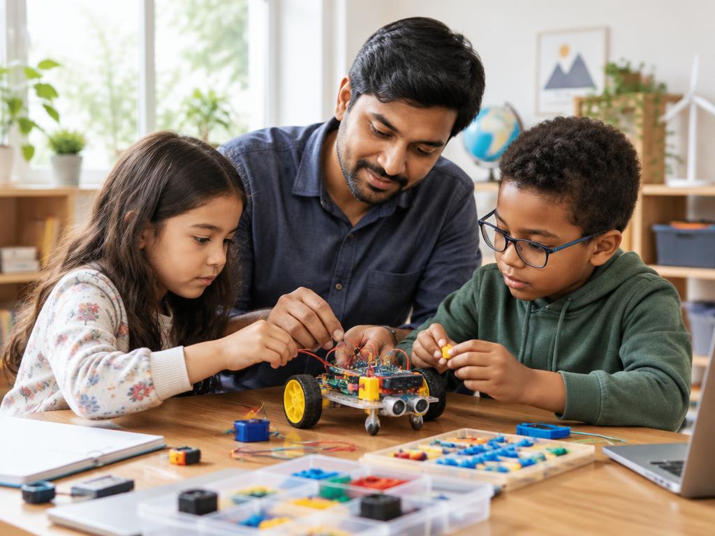 Hands-On STEM & Robotics Class — illustrative example