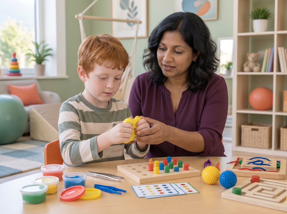 Occupational therapy fine-motor activities